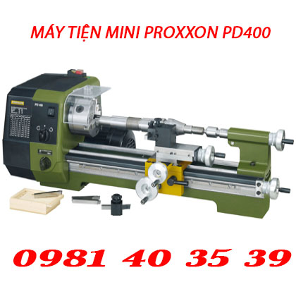 Máy tiện Mini Proxxon Đức Ø170x400mm, Model PD400