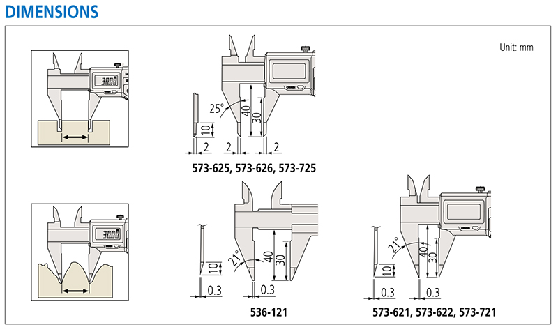 ban ve chi tiet Thuoc cap do trong Mitutoyo series 573, 536_point