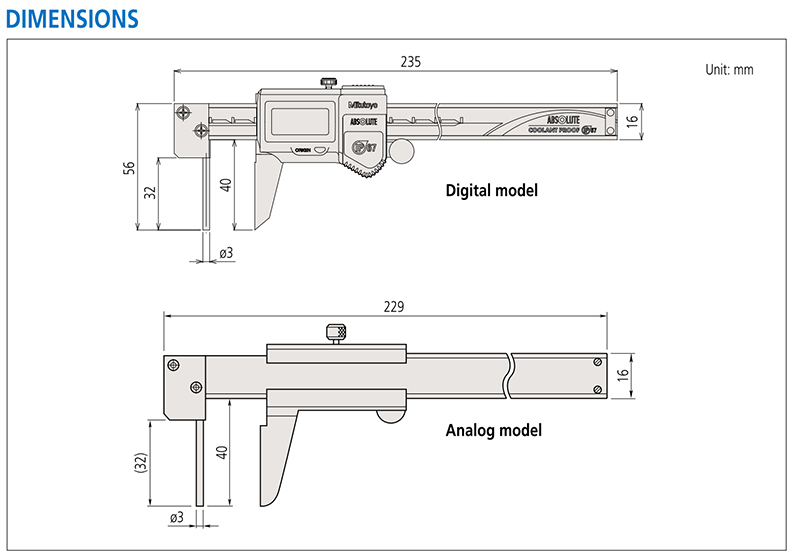 ban ve chi tiet Thuoc cap do trong Mitutoyo series 573, 536_tube