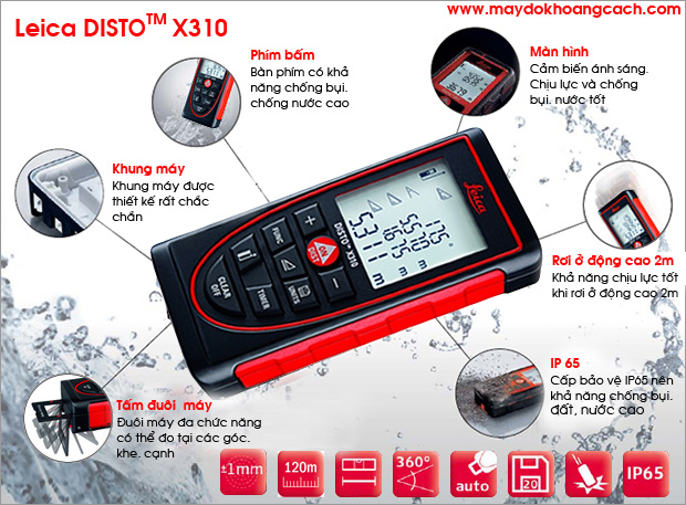 may do khoang cach Leica Disto X310 may do khoang cach