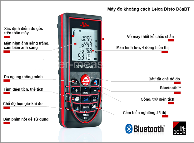 may do khoang cach leica disto D3aBT may do khoang cach laser